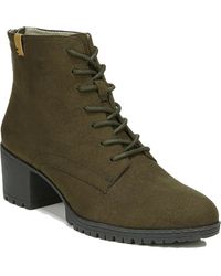 Dr. Scholls - Laurence Faux Suede Ankle Lace-up Boot - Lyst