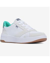 Keds - Court Leather Suede Lace Up Sneaker - Lyst