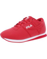 Fila - Machu Faux Leather Fitness Sneakers - Lyst