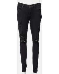 PAIGE - Denim Ultra Skinny Distressed Verdugo Jeans - Lyst