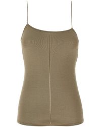 Lemaire - Intricate Perforated Viscose Blend Top - Lyst