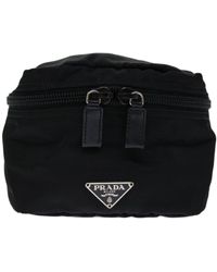 Prada - Saffiano Synthetic Clutch Bag (pre-owned) - Lyst