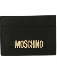 Moschino - Crystal-logo Lettering Card Holder - Lyst