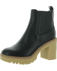 DV by Dolce Vita - Jetta Faux Leather Lug Sole Ankle Boots - Lyst