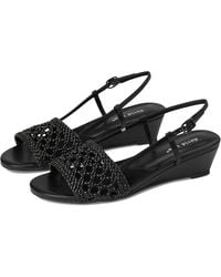 David Tate - Danza Sandal Wedge Heel Slingback Strap Hawk1288 - Lyst