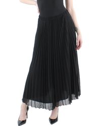 Anne Klein - Pleated Lined Maxi Skirt - Lyst