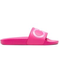 Ferragamo - Ferragamo Gancini Pool Slides - Lyst
