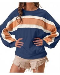 Bibi - French Terry Color Block Sweatshirts - Lyst