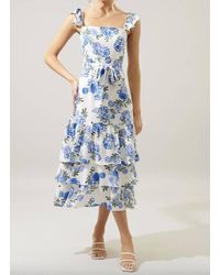 Sugarlips - Truth Be Told Tiered Midi Dress - Lyst