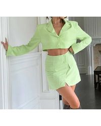 WeWoreWhat - Blazer Suiting Skirt - Lyst