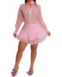 Diva - Parisian Bloom Floral Mini Dress - Lyst