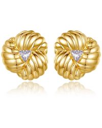 Classicharms - Clover Stud Earrings - Lyst