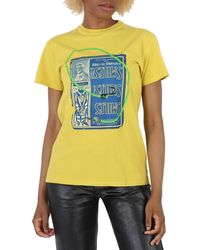Maison Margiela - Circus Smile Collage Print Cotton T-Shirt - Lyst