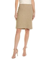 St. John - Tweed Skirt - Lyst