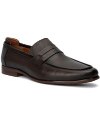 Vintage Foundry - Thomas Leather Round Toe Loafers - Lyst