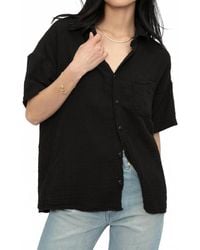 NSF - Marks Short Sleeve Button Up Shirt - Lyst