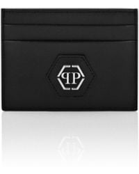 Philipp Plein - Leather Credit Cards Holder Hexagon - Lyst