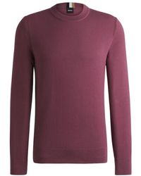 BOSS - Micro-Structured Sweater - Lyst