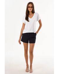 Lamarque - Nerea Jersey V Neck Tee - Lyst