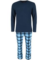 Hanes - Big And Tall X Temp Micro Fleece Pajama Set - Lyst