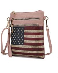 Fashnzfab - Mkf Genesis Printed Flag Crossbody Bag By Mia K - Lyst