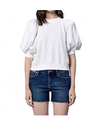 Another Love - Melina Puff Sleeve Sweatshirt - Lyst