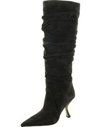 MICHAEL Michael Kors - Luna Suede Pointed Toe Knee-High Boots - Lyst