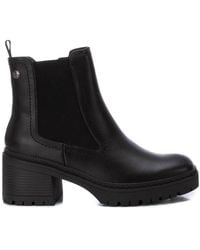 Xti - Faux Leather Ankle Booties - Lyst