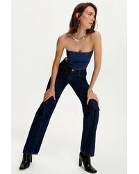 Nocturne - High-waisted Straight Jeans - Lyst