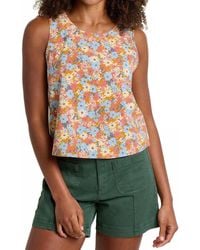 Toad & Co. - Sunkissed Button Back Tank Top - Lyst