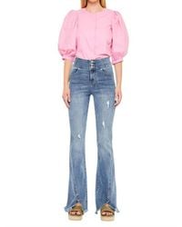 Kancan - Miranda Ultra High Rise Flare Jeans - Lyst