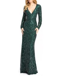 Mac Duggal - Sequin Embellished Evening Dress - Lyst