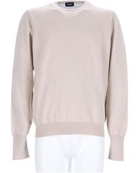 Drumohr - Round Neck Relaxed Sweater - Lyst