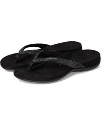 Vionic - Dillon Shine Sandals Rhinestone Slip On Thong Gal612 - Lyst