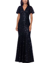 Xscape - Sequined Maxi Evening Dress - Lyst