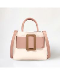 Fashnzfab - Faux Leather Belt Buckle Accented Mini Crossbody Bag - Lyst
