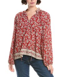 Madewell - Shirred Popover Top - Lyst