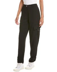DKNY - Satin Cargo Pant - Lyst