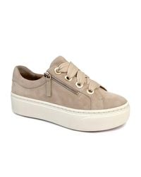 Aetrex - Aubrey Platform Lace-Up Sneaker - Lyst