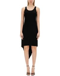 Helmut Lang - Viscose Mini T-Shirt Camisole Dress - Lyst