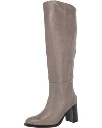 Free People - Grayson Leather Round Toe Knee-high Boots - Lyst