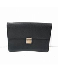 Louis Vuitton - Selenga Leather Clutch Bag (pre-owned) - Lyst