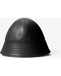 Michael Kors - Leather Bucket Hat - Lyst