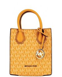 Michael Kors - Mercer Xs Pvc North South Shopper Crossbody Bag - Lyst