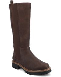 Journee Collection - Journee Brandi Knee High Stretch Wide-Calf Casual Boots - Lyst