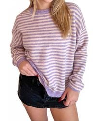 Olivaceous - Haley Stripe Knit Top - Lyst