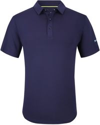 Tom Baine - Performance Solid Four-Way Stretch Golf Polo - Lyst