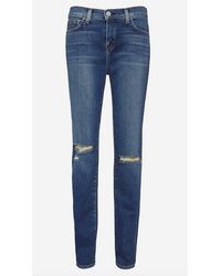 L'Agence - Mon Jules Perfect Fit Distressed Jean - Lyst