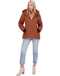 Jessica Simpson - Quilted Packable Puffer Coat - Lyst