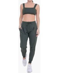 Mono B - Solid Pleated Front joggers - Lyst